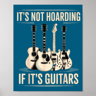 Poster Não é Acumulação Se São Guitarras Guitarra
