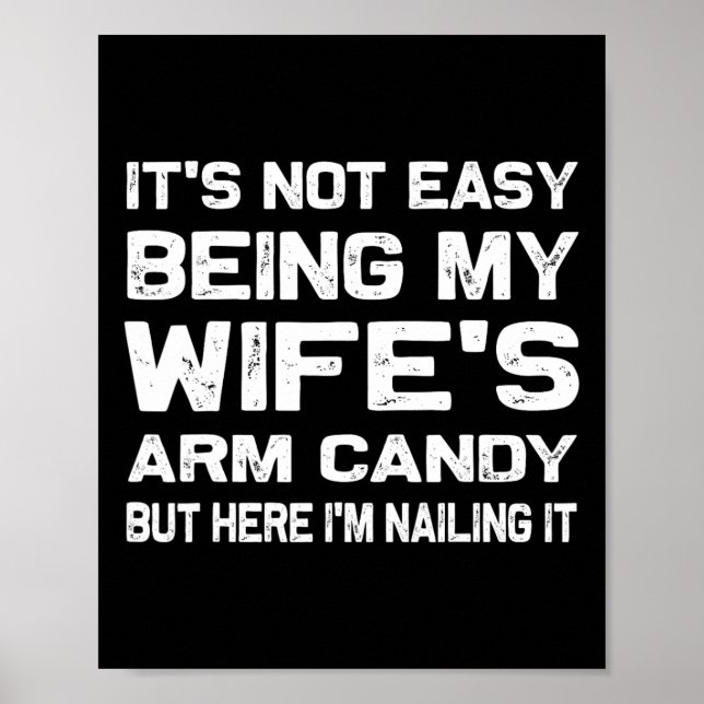 Poster Não é fácil ser minha esposa&# s Arm Candy Funn (Frente)