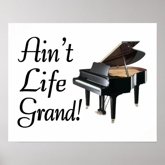 Póster Não é o Grande Piano da Vida (Frente)