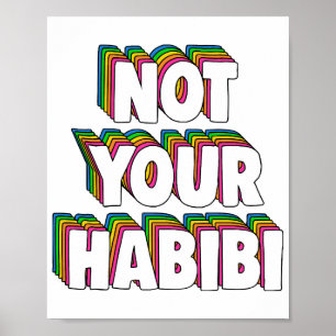 Poster Não é o seu Habibi