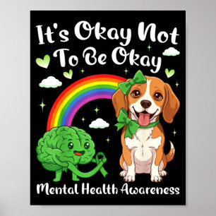 Poster Não é para ser cão de alerta para saúde mental I