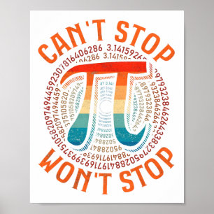 Poster Não É Possível Parar Pi Wont Interromper Pi Day Vi