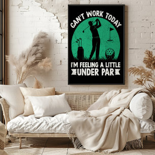 Poster Não é possível trabalhar hoje, em Par