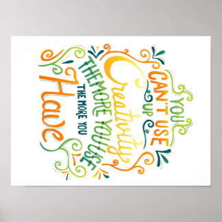 Póster Não é possível usar a criatividade