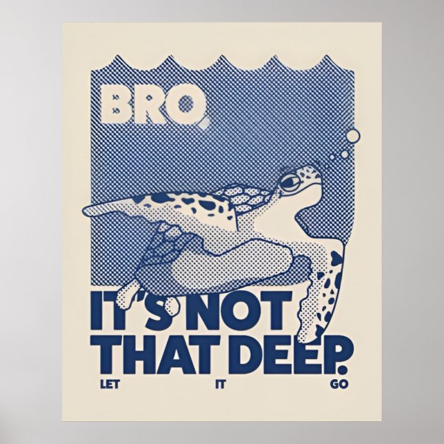 Poster Não é tão profundo  (Frente)