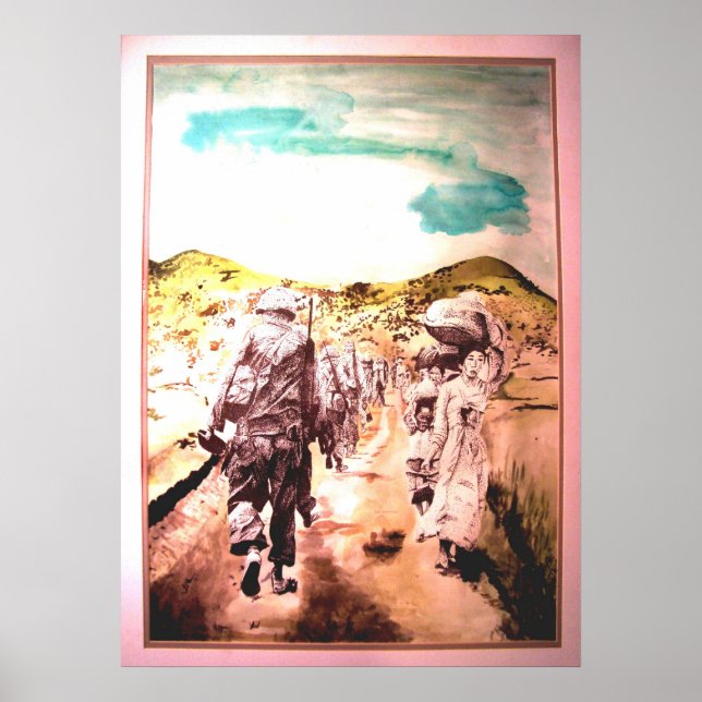 Póster Não em vão (Frente)