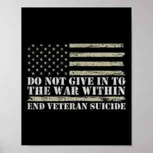 Poster Não Entregue À Guerra No Interior Dos Veteranos Me