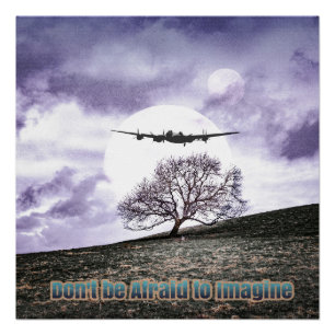 Póster Não esteja receoso imaginar