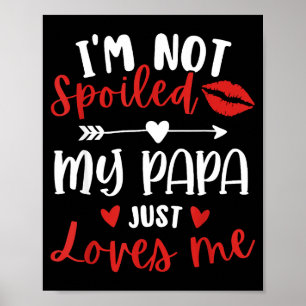 Poster Não estou silenciado, meu papai me ama filha filho