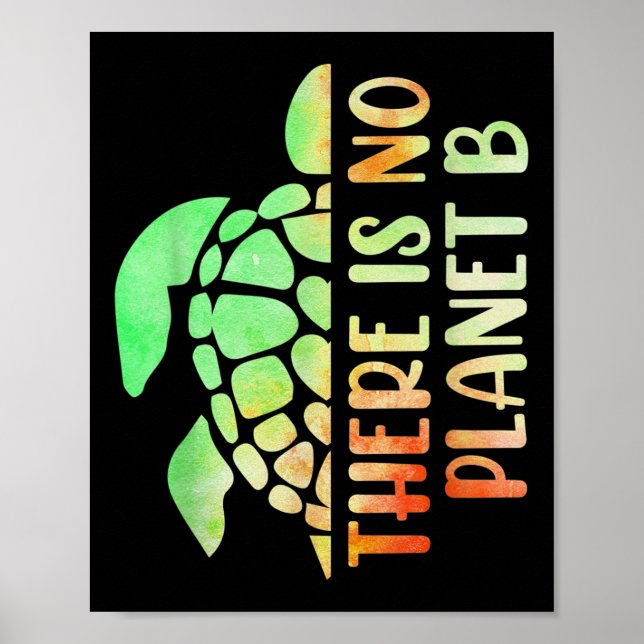 Poster Não Existe Proteção Ambiental Do Planeta B (Frente)