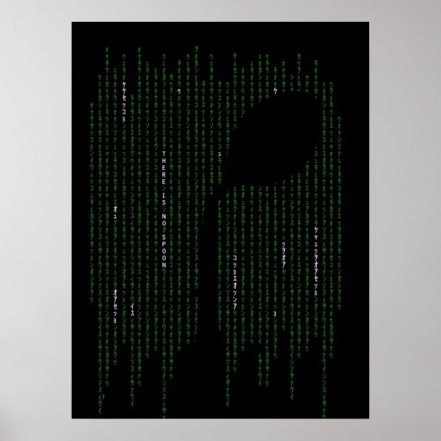 Poster Não existe Spoon (Frente)