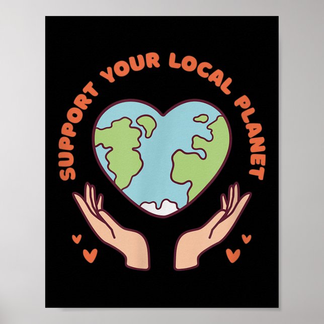 Poster Não Existe Um Plano B Ambiental De Proteção Climát (Frente)