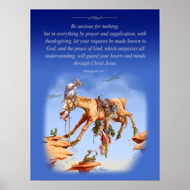 Póster Não fique ansioso (Frente)