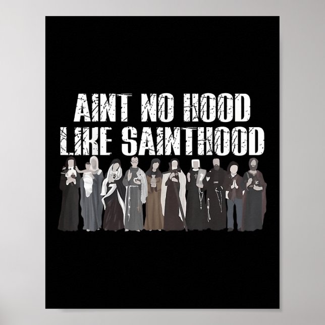 Poster Não Há Capuchos Como Santos Católicos Engraçados D (Frente)