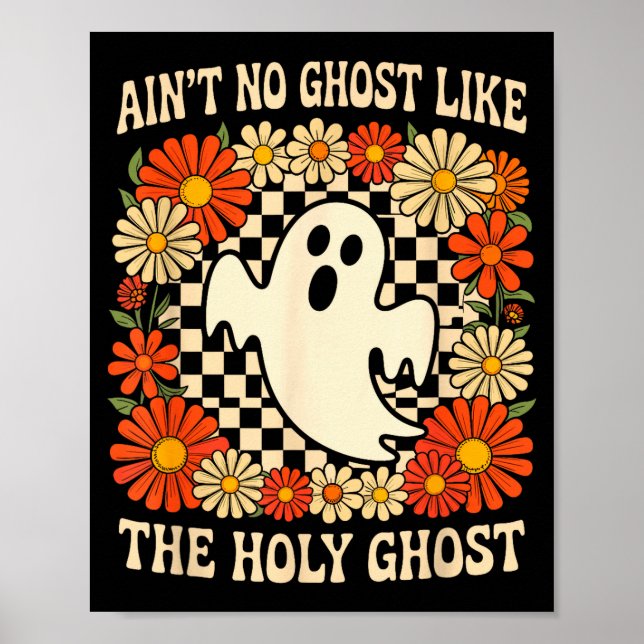Poster Não Há Fantasma Como O Espírito Santo Halloween Cr (Frente)