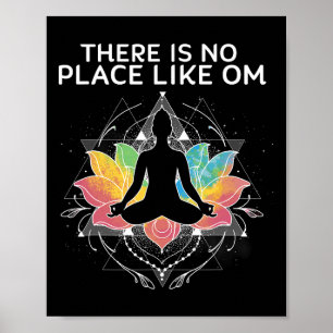 Poster Não Há Lugar Como a Lança Espiritual Om Namaste 