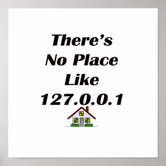 Poster Não há lugar como blusa com casa (Frente)