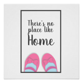 Póster Não há lugar como o presente de aquecimento da cas