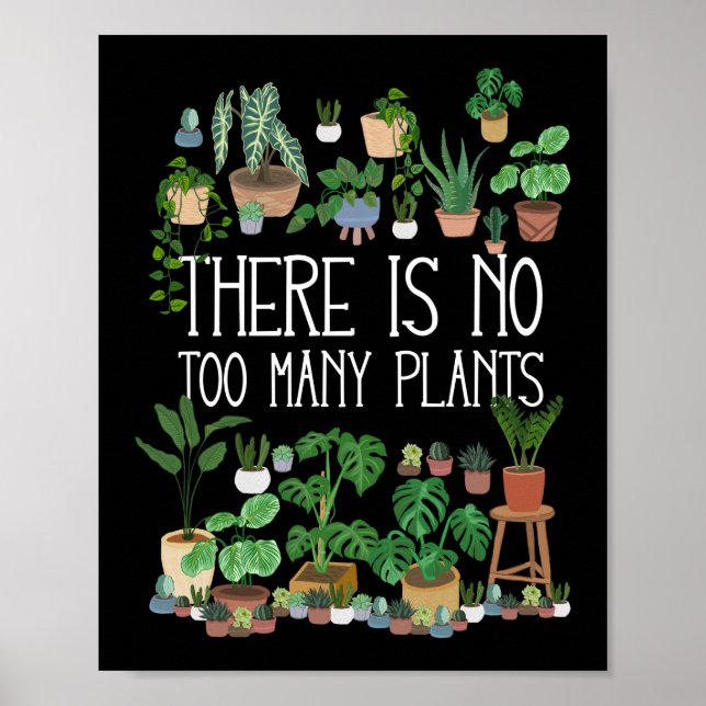 Poster Não Há Muitas Plantas (Frente)
