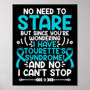 Poster Não Há Necessidade De Apor A Síndrome Touretta De