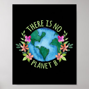 Poster Não Há Planeta B Salvar O Amor Da Mãe Terra