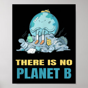 Poster Não Há Planeta B Terra Natureza Ambiental Pr