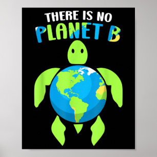 Poster Não Há Proteção Ambiental Climática Do Planeta B