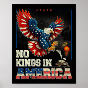 Poster Não Há Reis Na América Nós, A Vintag Política Pess