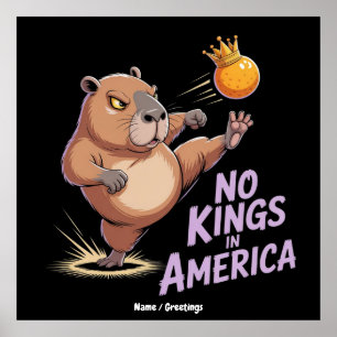 Poster Não Há Reis Na América Nós, As Pessoas, Engraçados