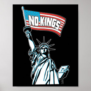 Poster Não Há Reis Na América Salvar Democracia Eu Discor