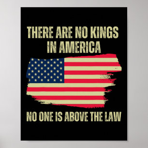 Poster Não Há Reis Nos Estados Unidos A Bandeira American