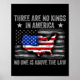 Poster Não Há Reis Nos Estados Unidos Que Sinalizam Camis