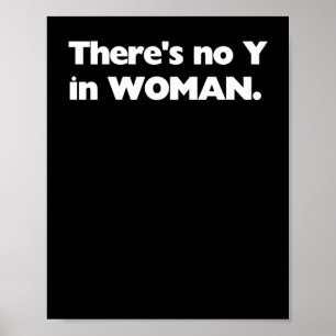 Poster Não há Y na mulher - Biologia S - Gênero