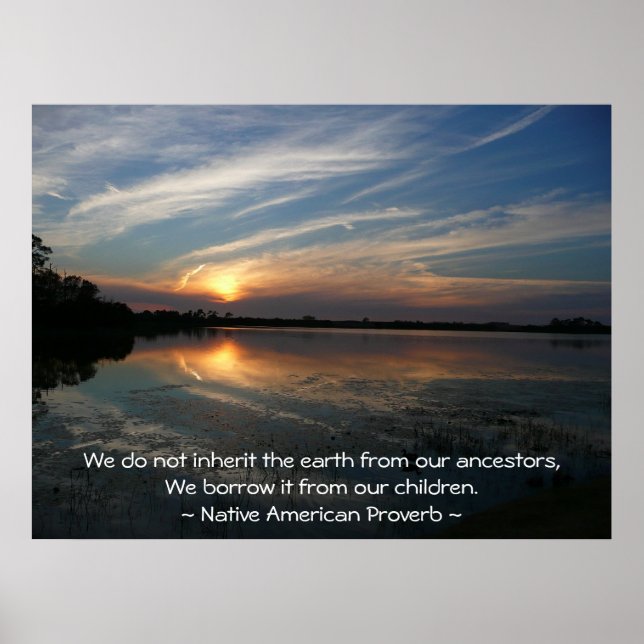 Póster Não herdamos a terra... (Frente)