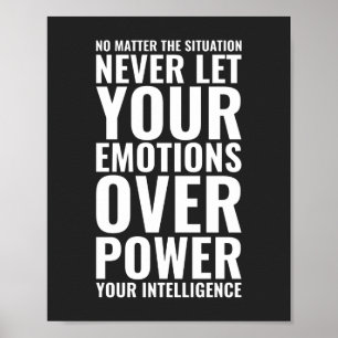 Poster Não importa a situação Citação Motivacional