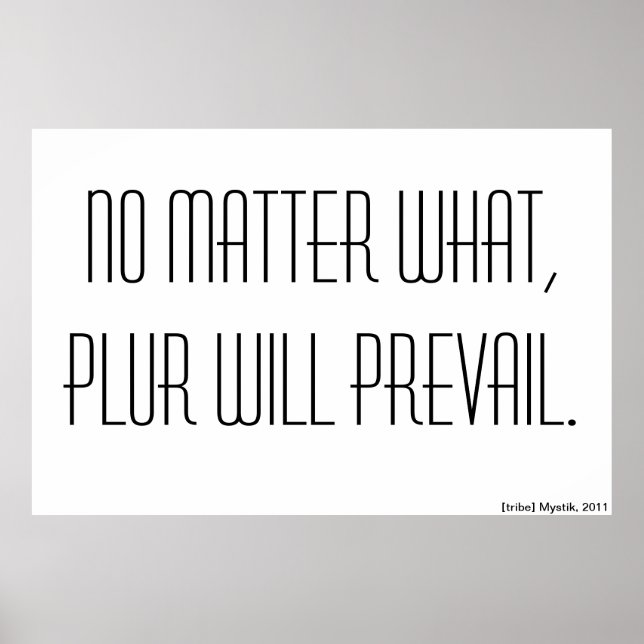 Póster Não importa o que (Frente)