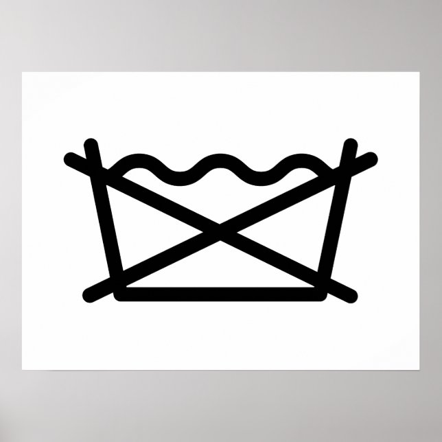 POSTER NÃO LAVEM! (Frente)