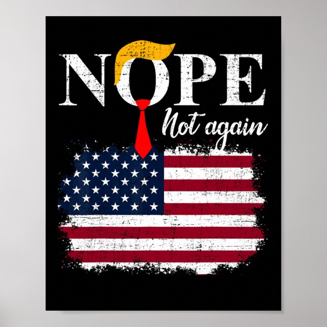 Poster Não Mais Engraçado Trump 5 (Frente)