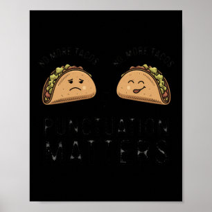 Poster Não Mais Tacos Pontuação S - Este Presente Engraça