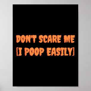 Poster Não me assuste, eu faço Piada de Halloween