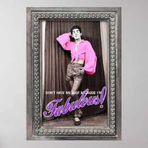 Póster Não me deie apenas porque eu sou fabuloso [o