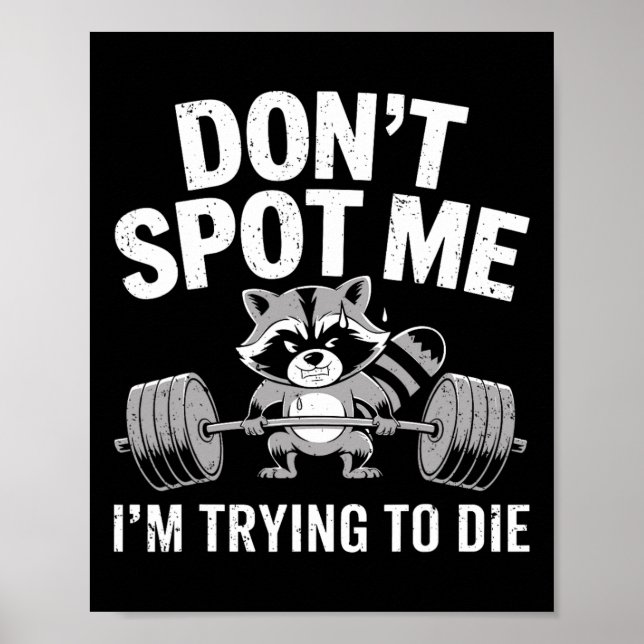 Poster Não me entenda que estou tentando morrer. (Frente)