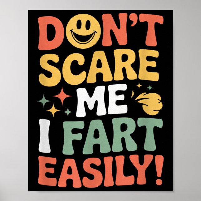 Poster Não me envergonhe, eu peido facilmente Citação eng (Frente)