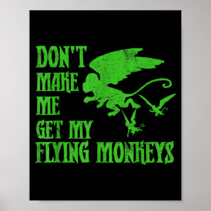 Poster Não Me Faça Pegar Macacos Voadores Assistente De O