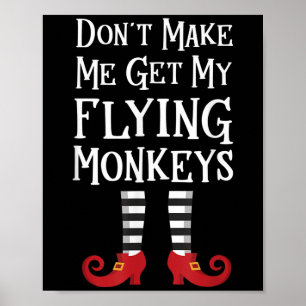 Poster Não Me Faça Pegar Meu Traje de Macacos Voadores Ci