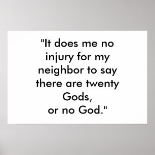 Póster "Não me fere