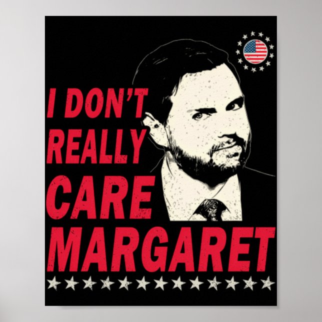 Poster Não me importo com Margaret Engraçado (Frente)