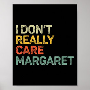 Poster Não Me Importo Com Margaret Jd Vance Engraçado