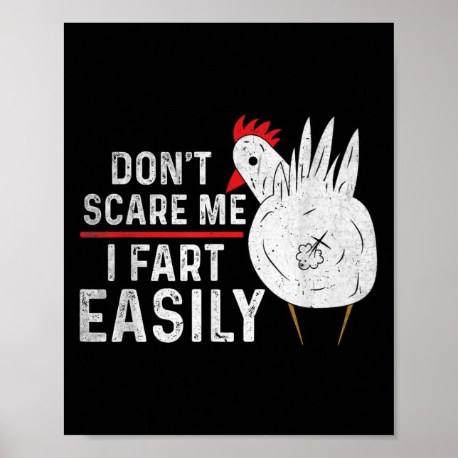 Poster Não me incomode, eu me incomodo, Pintinho de humor (Frente)