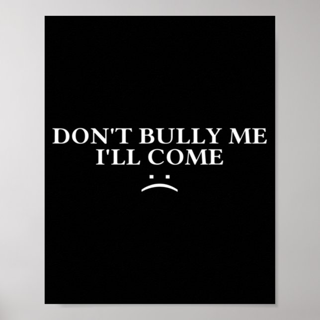 Poster Não Me Intimide Vou Vindo  (Frente)